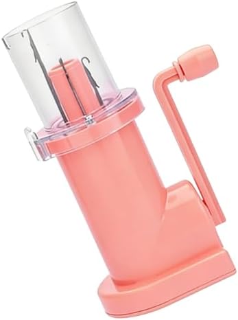 Pssopp I Cord Knitting Machine, Knitting Looms & Boards Mid End Braiding Machine Home Hand Cranked Rope Knitter for Fast DIY Crochet Projects I Cord, Rope (Pink) - Image 4