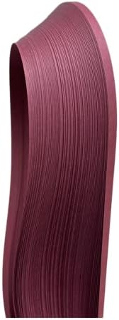 Quilling Strips 5mm Burgundy Paper Quilling Set Dark Red Star Origami Paper DIY Hand Crafts Single Color Quilling Paper Filigee Strips - Image 2