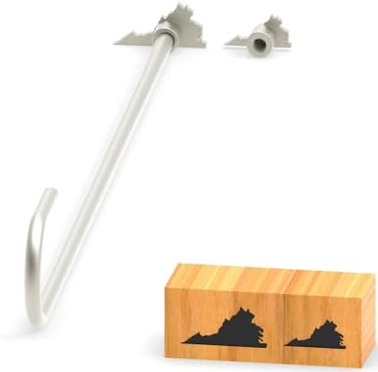 Branding Iron for Wood, Leather Branding Stamp 2Pcs Set (209#) by PKPKAUT
