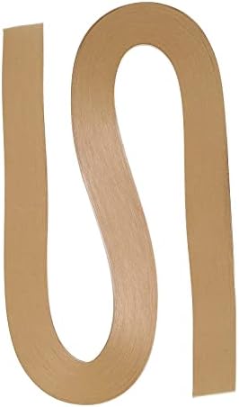 PATIKIL Quilling Strips Paper 120pcs 1/8"(3mm) 54cm Origami Paper Quilling Strip for Art DIY Hand Craft Christmas Light Brown by PATIKIL