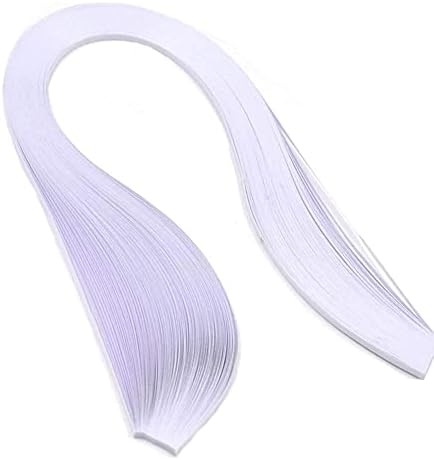 ODETOJOY White Quilling Paper Strips 10mm for Crafts Paper Quilling Strip 3/8inch-120pcs, 52cm (10mm) - Image 5