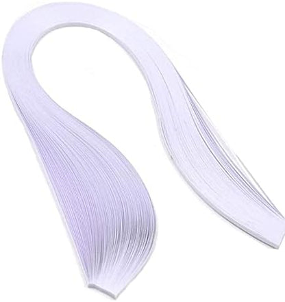 ODETOJOY White Quilling Paper Strips 10mm for Crafts Paper Quilling Strip 3/8inch-120pcs, 52cm (10mm) - Image 5