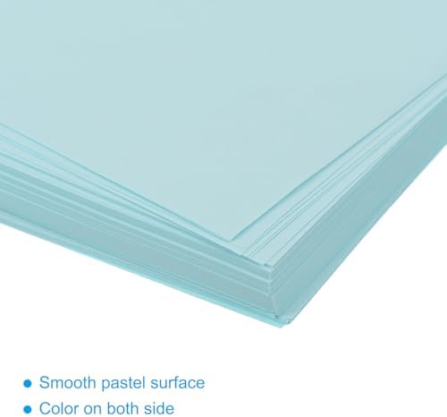 MECCANIXITY 100 Sheet Origami Paper Double Sided Light Blue 2.5x2.5 Inch Square Sheet for Art Craft Project, Beginners, Gift Decoration - Image 4