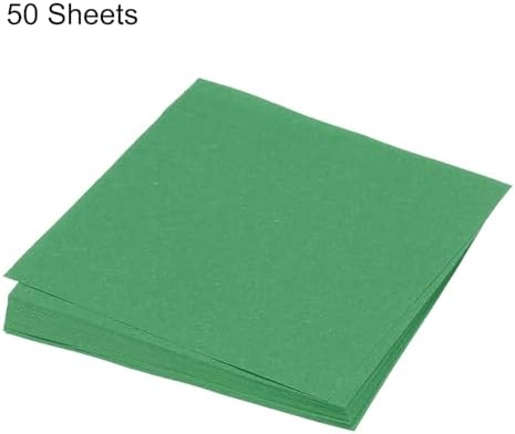 MECCANIXITY 50 Sheet Origami Paper Double Sided Emerald Green 5.5 x 5.5 Inch Square Sheet for Art Craft Project, Beginners, Gifts Decor - Image 3