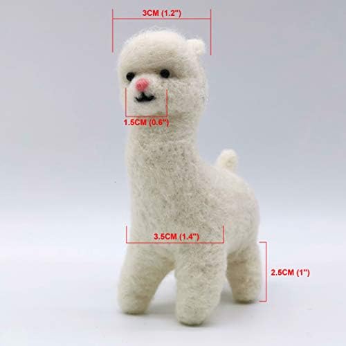 Artec360 Alpaca Needle Felting Kits for Beginners with Enough Accessories 1.2x3x4 inch - Image 3