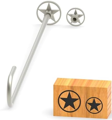 Branding Iron for Wood, Leather Branding Stamp 2Pcs Set (114#) by PKPKAUT