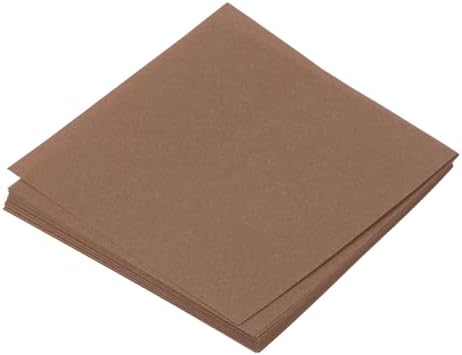 MECCANIXITY 25 Sheet Origami Paper Double Sided Brown 2.5x2.5 Inch Square Sheet for Art Craft Project, Beginners, Gift Decoration by MECCANIXITY
