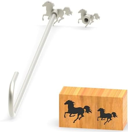 Branding Iron for Wood, Leather Branding Stamp 2Pcs Set (031#) by PKPKAUT