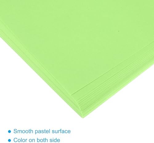 MECCANIXITY 50 Sheet Origami Paper Double Sided Light Green 8.3 x 5.8 Inch Square Sheet for Art Craft Project, Beginners, Gifts Decor - Image 4