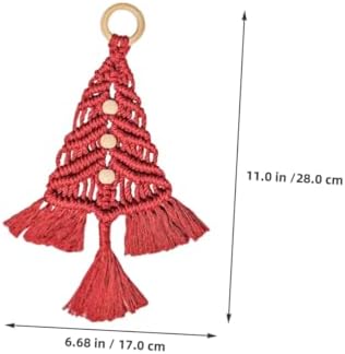 BUGUUYO 1set Macrame Wall Hanging Kit Complete Craft Set Natural Rope Easy Instructions for Stunning Home Decor for Christmas Ornaments and Handmade - Image 2