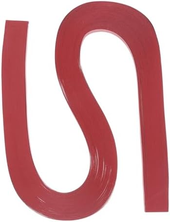 PATIKIL 120pcs Quilling Strips Paper 3/8"(10mm) 21"(54cm) Origami Paper Quilling Strip for Art DIY Hand Craft Christmas, Bright Red by PATIKIL