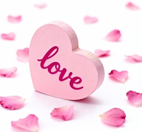 12 Pack 4-Inch Wooden Hearts for Crafts, 0.6-Inch Thick Pine Blanks.4-inch Unfinished Pine Wood Heart Blocks, 0.6-inch Thick and freestanding, for Painting, Wood Burning and Valentine Decor - Image 6