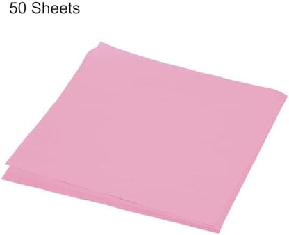 MECCANIXITY 50 Sheet Origami Paper Double Sided Pink 10x10 Inch Square Sheet for Art Craft Project, Beginners, Gifts Decor - Image 3