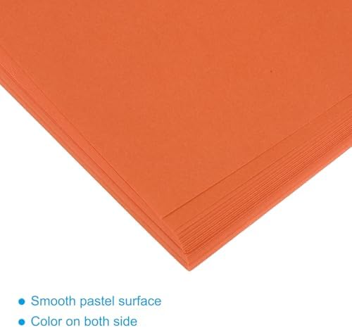 MECCANIXITY 50 Sheet Origami Paper Double Sided Orange Red 8.3 x 5.8 Inch Square Sheet for Art Craft Project, Beginners, Gifts Decor - Image 4