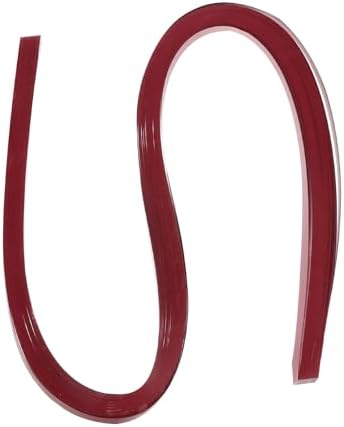 PATIKIL 60pcs Metallic Quilling Strips Paper 1cm(3/8") x 54cm Origami Paper Quilling Kits for Adults Beginner Art DIY Craft Christmas, Wine Red by PATIKIL