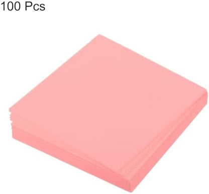 MECCANIXITY 100 Sheet Origami Paper Double Sided Phosphor 2.5x2.5 Inch Square Sheet for Art Craft Project, Beginners, Gift Decoration - Image 3