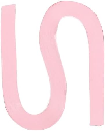 PATIKIL 120pcs Quilling Strips Paper 3/8"(10mm) 21"(54cm) Origami Paper Quilling Strip for Art DIY Hand Craft Christmas, Light Pink by PATIKIL