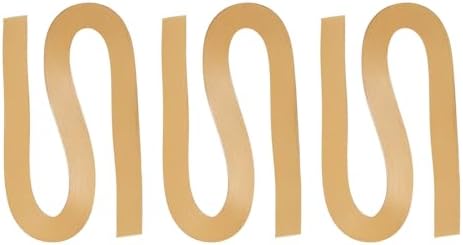 PATIKIL 360pcs Quilling Strips Paper 1/8"(3mm) 21"(54cm) Origami Paper Quilling Strip for Art DIY Hand Craft Christmas, Light Tan by PATIKIL