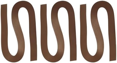 PATIKIL 360pcs Quilling Strips Paper 1/8"(3mm) 21"(54cm) Origami Paper Quilling Strip for Art DIY Hand Craft Christmas, Coffee by PATIKIL