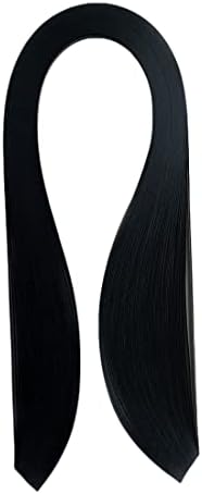 ODETOJOY Black Quilling Paper Strips 10mm Single Color Quilling Strips 3/8inch Paper Filigree by ODETOJOY