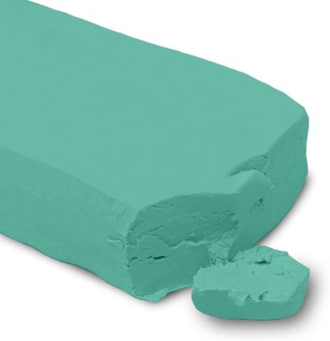 ReArt Air-Dry Clay Modelling, 2.2 pounds Ideal Advanced Sculptors All-Purpose Modeling Clay (Green) by ReArt