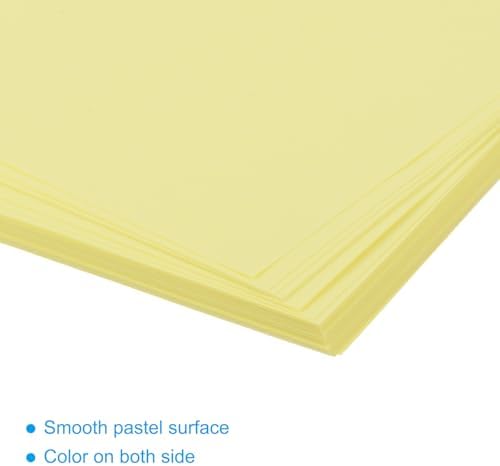 MECCANIXITY 50 Sheet Origami Paper Double Sided Light Yellow 2.5x2.5 Inch Square Sheet for Art Craft Project, Beginners, Gift Decoration - Image 4
