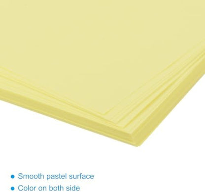 MECCANIXITY 50 Sheet Origami Paper Double Sided Light Yellow 2.5x2.5 Inch Square Sheet for Art Craft Project, Beginners, Gift Decoration - Image 4
