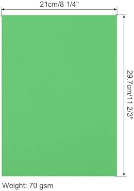 MECCANIXITY 100 Sheet Origami Paper Double Sided Dark Green 11.7 x 8.3 Inch Square Sheet for Art Craft Project, Beginners, Gifts Decor - Image 2