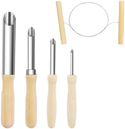 eZAKKA Clay Sculpting Tools for Pottery & Ceramics, 4+1 Pcs by eZAKKA