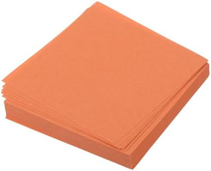 MECCANIXITY 100 Sheet Origami Paper Double Sided Dark Orange 2x2 Inch Square Sheet for Art Craft Project, Beginners, Gifts Decor by MECCANIXITY