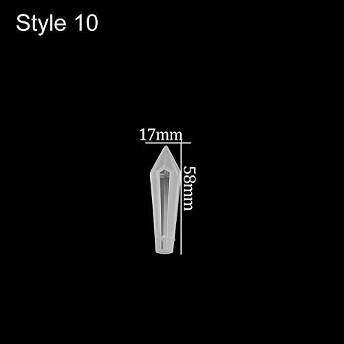 Pendulum UV Silicone Resin Molds DIY Craft Silicone Transparent Mold for Pendant Necklace Mold Jewelry Making Findings (17x58mm) - Image 2