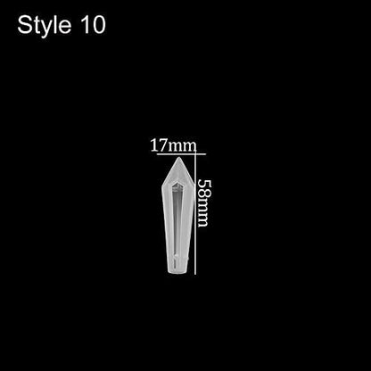 Pendulum UV Silicone Resin Molds DIY Craft Silicone Transparent Mold for Pendant Necklace Mold Jewelry Making Findings (17x58mm) - Image 2