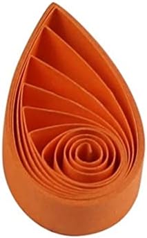 ODETOJOY Quilling Strips 5mm Paper Quilling Set Solid Color Star Origami Paper DIY Hand Crafts Single Color Quilling Paper Filigee Strips (Orange) by ODETOJOY