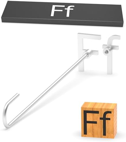2Pcs Letters Branding Iron for Wood, Leather Branding Stamp (F f) by PKPKAUT