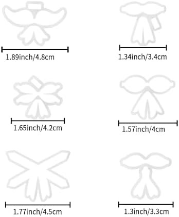Xaekicr Bow Shape Polymer Clay Cutters for Polymer Clay – Clay Cutters & Clay Molds, Decorative Earring, Tools Set - Image 4