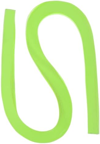 PATIKIL 120pcs Quilling Strips Paper 3/16"(5.2mm) 21"(54cm) Origami Paper Quilling Strip for Art DIY Hand Craft Christmas, Lawn Green by PATIKIL