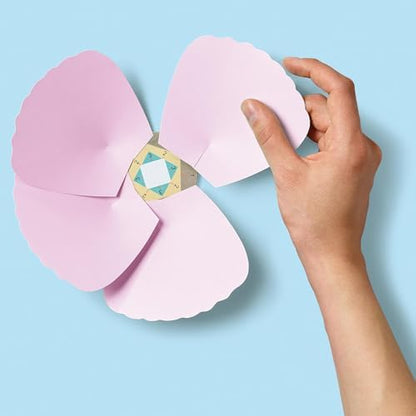 Hampton Art Little Crate Paper Flower Kit, Pink, 185pc - Image 3