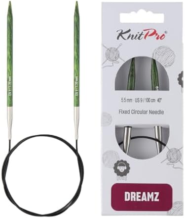 KnitPro Dreamz Fixed Circular Needles 40" (100cm) | US Size 9 (5.5mm) by KnitPro