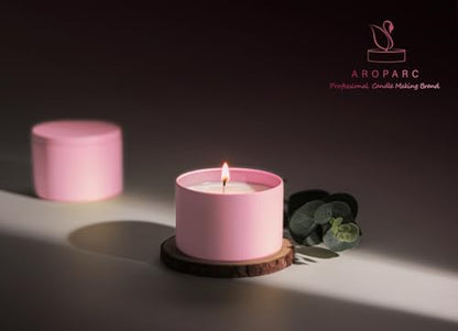 Aroparc Complete Candle Making Kit for Adults, Complete Candle DIY for Beginner - Soy Wax, Scent, Pouring Pot, Wicks and Stickers, Tins, and More - Image 7