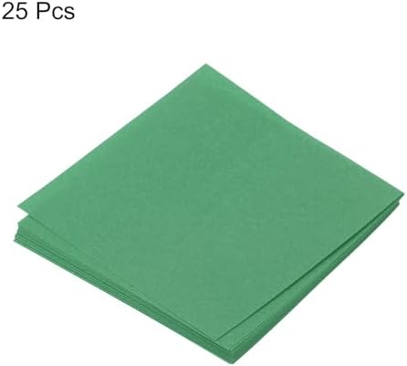 MECCANIXITY 25 Sheet Origami Paper Double Sided Emerald Green 2x2 Inch Square Sheet for Art Craft Project, Beginners, Gifts Decor - Image 3