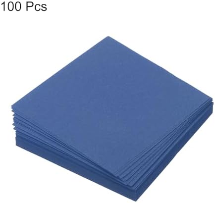 MECCANIXITY 100 Sheet Origami Paper Double Sided Navy Blue 2.5x2.5 Inch Square Sheet for Art Craft Project, Beginners, Gift Decoration - Image 3