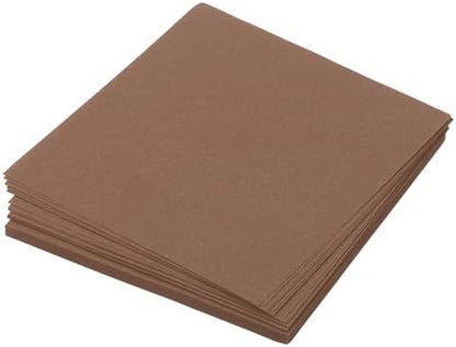 MECCANIXITY 50 Sheet Origami Paper Double Sided Brown 2x2 Inch Square Sheet for Art Craft Project, Beginners, Gifts Decor by MECCANIXITY