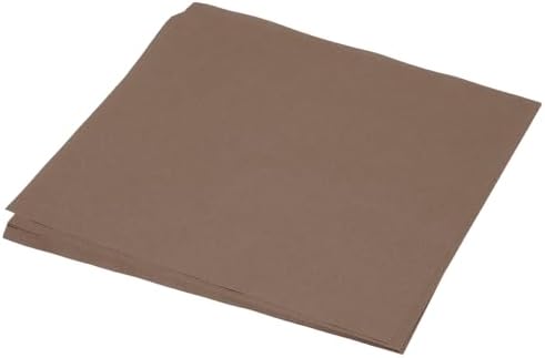 MECCANIXITY 50 Sheet Origami Paper Double Sided Brown 10x10 Inch Square Sheet for Art Craft Project, Beginners, Gifts Decor by MECCANIXITY