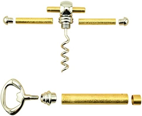 Penn State Industries BS25X 2-in-1 Bottle Opener & Corkscrew Combo Kit Woodturning Project (1pack) by Penn+State+Industries