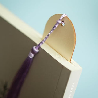 SWATOM Wood Bookmarks Blank DIY Semicircle Wooden Bookmark Craft Bulk 30 PCS Unfinished Wood Tags Ornaments with Holes and Tassels for Wedding Party Birthday Decoration - Image 6