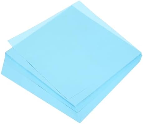 MECCANIXITY 100 Sheets Origami Paper Double Sided 8x8 Inch(20x20cm) Square Sheet for Art Craft Project, Beginners, Gifts Decor, Sky Blue by MECCANIXITY