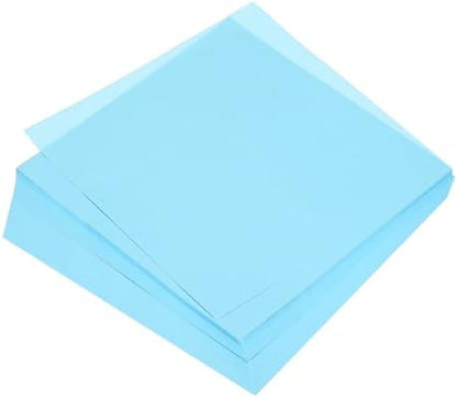 MECCANIXITY 100 Sheets Origami Paper Double Sided 8x8 Inch(20x20cm) Square Sheet for Art Craft Project, Beginners, Gifts Decor, Sky Blue by MECCANIXITY