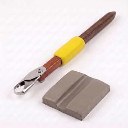 Clay Sculpting Tools Set, 304 Steel Teardrop Scraper for Ceramics by Unknown
