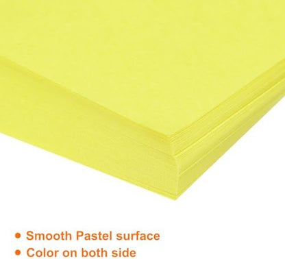 MECCANIXITY 75 Sheet Origami Paper Double Sided 6x6" Lemon Yellow - Image 4