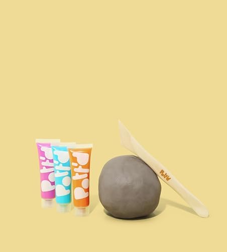 Pott'd Mini Pottery Kits | Air Dry Clay Pottery Kit for Adults | Includes Paints, Brushes, and Potters Tools | Free Online Step-by-Step Tutorial | Perfect for Beginners | Bring The Studio to Your Home - Image 4